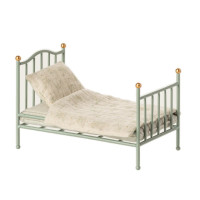 Łóżeczko Metalowe Vintage Single Bed Mouse Mint Maileg