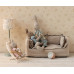 Metalowy Leżaczek Babysitter Micro Off White Maileg