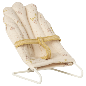 Metalowy Leżaczek Babysitter Micro Off White Maileg