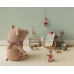 Maileg Ławka Kuchenna Kitchen Bench Mouse Light Sand Maileg Ławka Kuchenna Kitchen Bench Mouse Light Sand