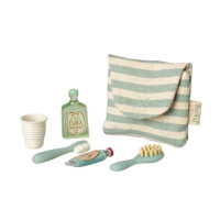 Zestaw Toothbrush Set In Bag Mouse Blue Stripe Maileg