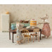 Tort I Patera Dla Myszki Party Cake & Cake Stand Mouse Off White Maileg