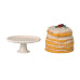 Tort I Patera Dla Myszki Party Cake & Cake Stand Mouse Off White Maileg