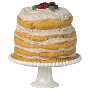 Tort I Patera Dla Myszki Party Cake & Cake Stand Mouse Off White Maileg