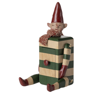 Elf Z Szufladką Green Maileg Elf Z Szufladką Green Maileg