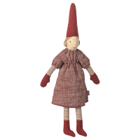 Skrzat Pixy Size 2 Girl Red Dress Maileg Skrzat Pixy Size 2 Girl Red Dress Maileg