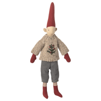 Skrzat Pixy Size 2 Boy Knitted Sweater Maileg Skrzat Pixy Size 2 Boy Knitted Sweater Maileg