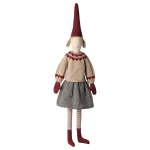 Skrzat Pixy Size 6 Girl Skirt & Knitted Dress Maileg Skrzat Pixy Size 6 Girl Skirt & Knitted Dress Maileg