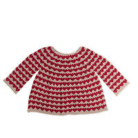 Sweter Knitted Size 5-6 Years Hearts Maileg