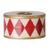 Maileg Świecznik Candle Holder Drum Red/Off White