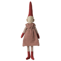 Skrzat Pixy Girl Size 1 Red Dress Maileg