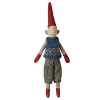 Skrzat Pixy Boy Size 1 Blue Knitted Vest Maileg
