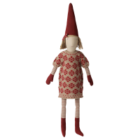 Skrzat Pixy Girl Size 5 Knitted Flower Dress Maileg