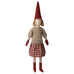 Skrzat Pixy Girl Size 5 Knitted Shirt Maileg Skrzat Pixy Girl Size 5 Knitted Shirt Maileg