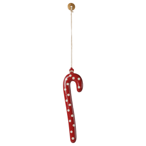 Zawieszka Cukrowa Laska Kropki Metal Ornament Large Sugar Cane Dot Maileg