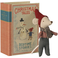 Świąteczna Myszka W Książce Christmas Mouse Baby In Book Maileg Świąteczna Myszka W Książce Christmas Mouse Baby In Book Maileg