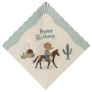 Serwetki Papierowe Happy Birthday Cowboy Maileg