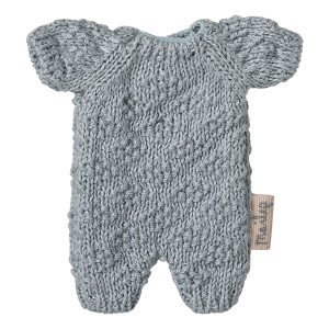 Ubranko Dla Królika Knitted Suit Micro Blue Maileg Ubranko Dla Królika Knitted Suit Micro Blue Maileg