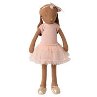 Króliczek Baletnica Bunny Size 3 Chocolate Brown Ballet Suit & Skirt Rose Maileg