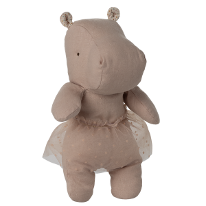Hippo Ze Spódniczką Small Soft Rose Maileg