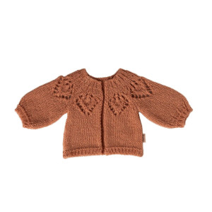 Dzianinowy Kardigan Knitted Cardigan Size 3 Vintage Rose Maileg Dzianinowy Kardigan Knitted Cardigan Size 3 Vintage Rose Maileg