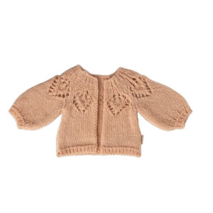 Dzianinowy Kardigan Knitted Cardigan Size 3 Light Rose Maileg Dzianinowy Kardigan Knitted Cardigan Size 3 Light Rose Maileg