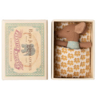 Myszka Baby Sleepy-Wakey Blue W Pudełku Maileg