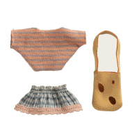 Ubranka Clothes & Bag Little Sister Mouse Maileg Ubranka Clothes & Bag Little Sister Mouse Maileg
