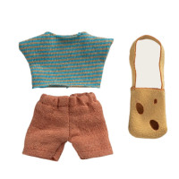 Ubranka Clothes & Bag Little Brother Mouse Maileg Ubranka Clothes & Bag Little Brother Mouse Maileg
