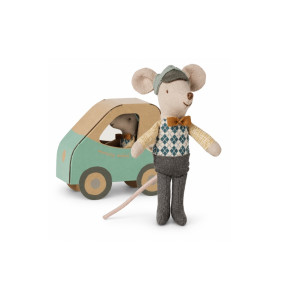 Maileg Myszka Driver Mouse Little Brother Maileg Myszka Driver Mouse Little Brother