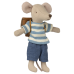 Zestaw Ubranek Dla Starszego Brata Mouse Brown Maileg Zestaw Ubranek Dla Starszego Brata Mouse Brown Maileg