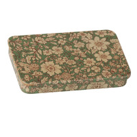 Maileg Metalowe Pudełko Metal box w. sliding lid Blossom Blue Maileg Metalowe Pudełko Metal box w. sliding lid Blossom Blue