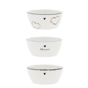 Miseczka Bowl Sauce White/Brown Print Bastion Collections Miseczka Bowl Sauce White/Brown Print Bastion Collections