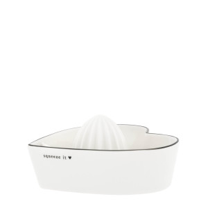 Wyciskarka Do Cytrusów Porcelanowa W Kształcie Serca Bastion Collections Wyciskarka Do Cytrusów Porcelanowa W Kształcie Serca Bastion Collections