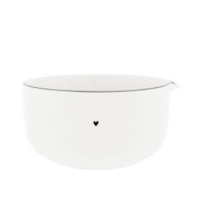Misa Mix Bowl White/Edge Black Bastion Collections