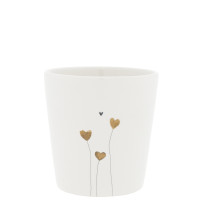 Kubek Cup White/Hearts In Bloom Small Bastion Collections