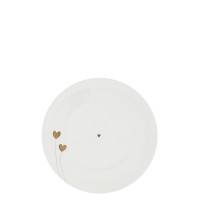 Talerzyk Plate Cup White/Hearts In Bloom Bastion Collections Talerzyk Plate Cup White/Hearts In Bloom Bastion Collections