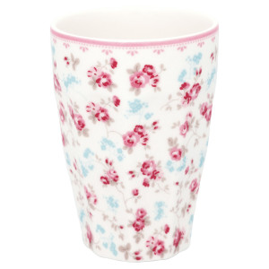 Kubek French Latte Elsy White Green Gate