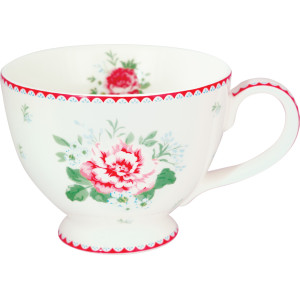 Filiżanka Alivia White Green Gate