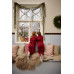 Ceramiczny Domek Latarnia Stillenat Red Roof & Brown Door Ib Laursen
