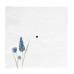 Papierowe Serwetki Napkin White/Bunny with Flowers Bastion Collections