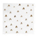 Papierowe Serwetki Napkin White Hearts Brown Bastion Collections