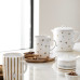 Dzbanek Teapot White Brown Little Hearts Bastion Collections Dzbanek Teapot White Brown Little Hearts Bastion Collections