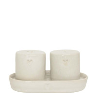 ZESTAW Solniczka I Pieprzniczka Salt & Peper Set JUNE Clay Bastion Collections