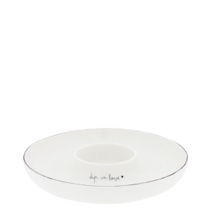 Miska Bowl Tapas 'dip in love' White Bastion Collections Miska Bowl Tapas 'dip in love' White Bastion Collections