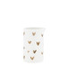 Mlecznik Milk Jug White Brown Hearts Bastion Collections
