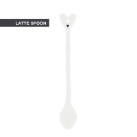 Łyżka Do Latte Spoon White w Heart Bastion Collections Łyżka Do Latte Spoon White w Heart Bastion Collections