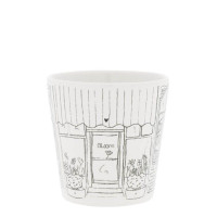 Kubek Latte Cup White Window Shopping Bastion Collections