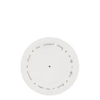 Talerzyk Pod Kubek Plate Cup White Sweetest Thing Bastion Collections