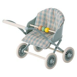 Wózek Stroller Baby Mice Mint Maileg 